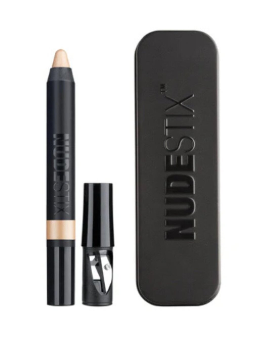 Nudestix Magnetic Eye Color Pencil Set w/Tin Mirror & Sharpener New Shade Lilith
